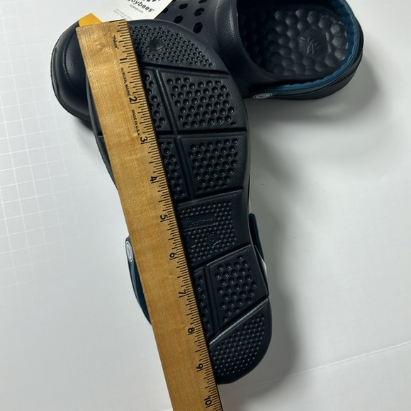 Joybees Kids' Dylan Slip-On Black and Blue Clogs - Picture 9 of 9